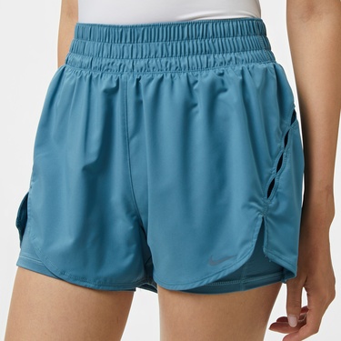  Nike One Dri-Fit 2 in 1 Kadın Mavi Şort