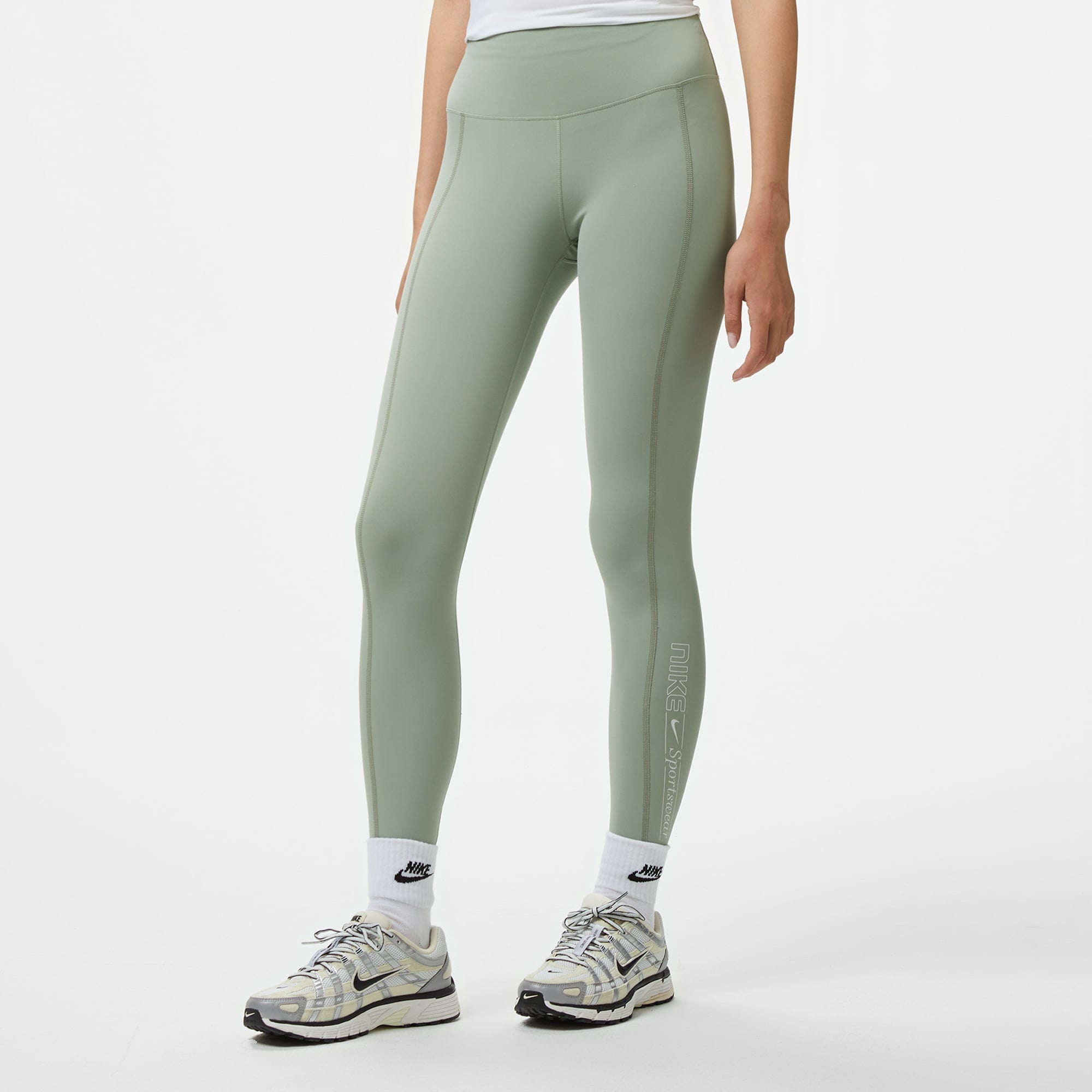 Nike One Dri-Fit Fitted Kadın Yeşil Tayt