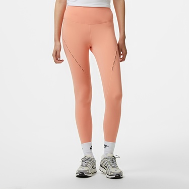  Nike One Dri-Fit 7/8 Kadın Turuncu Tayt