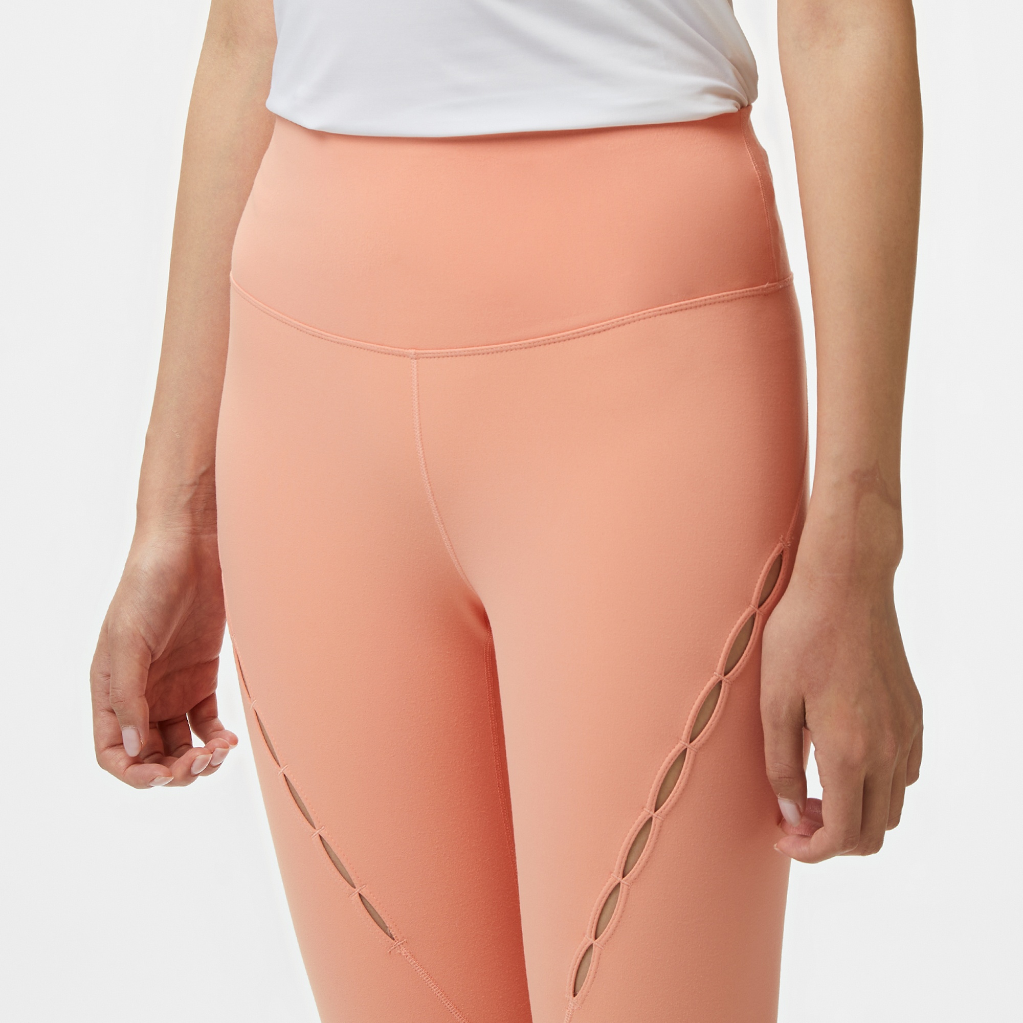 Nike One Dri-Fit 7/8 Kadın Turuncu Tayt