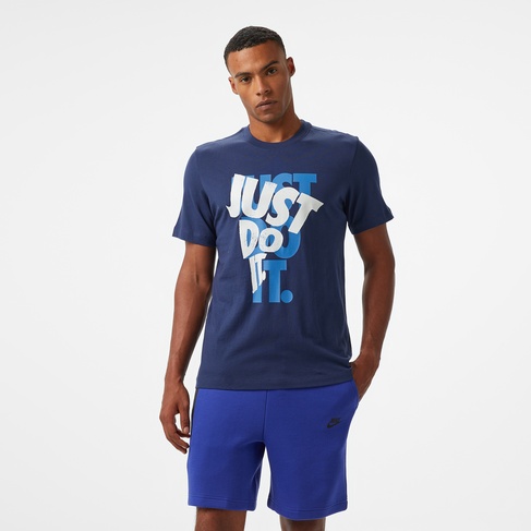  Nike Sportswear Just Do It Erkek Lacivert T-Shirt