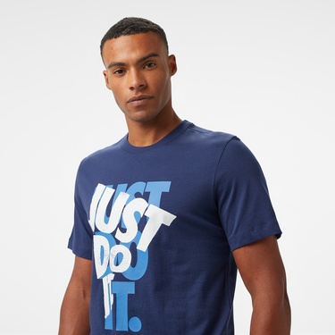  Nike Sportswear Just Do It Erkek Lacivert T-Shirt