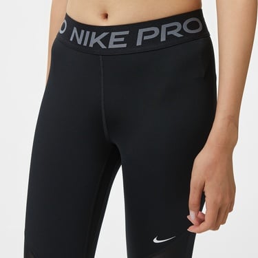  Nike Pro Dri-Fit Mid-Rise Kadın Siyah Tayt