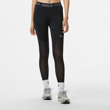  Nike Pro Dri-Fit Mid-Rise Kadın Siyah Tayt
