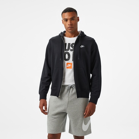  Nike Club Fleece Erkek Siyah Hoodie
