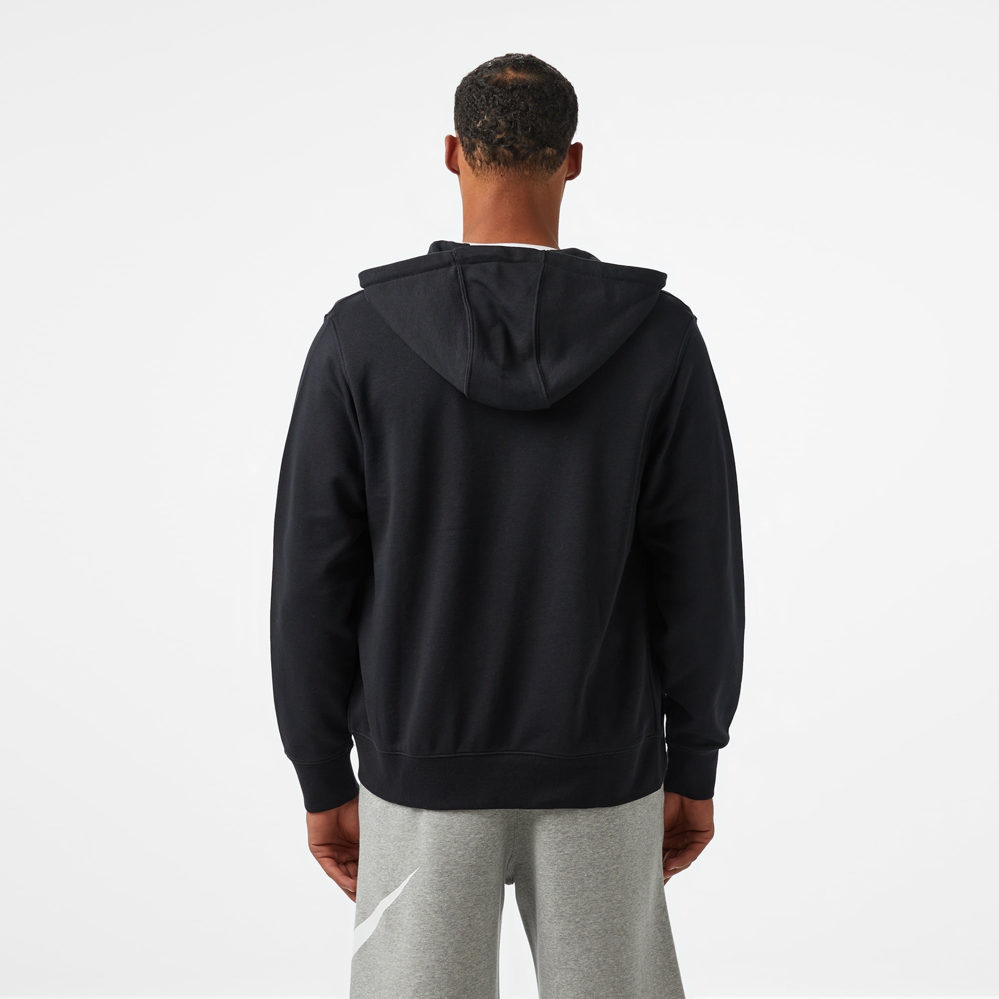 Nike Club Fleece Erkek Siyah Hoodie