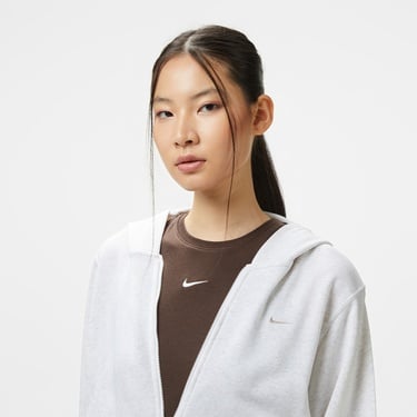  Nike Sportswear Chill Terry Kadın Gri Eşofman Üstü