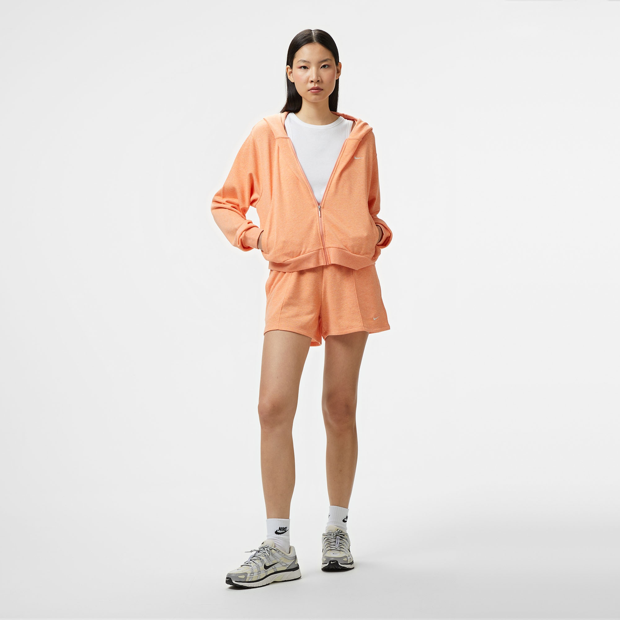 Nike Sportswear Chill Terry Kadın Turuncu Eşofman Üstü