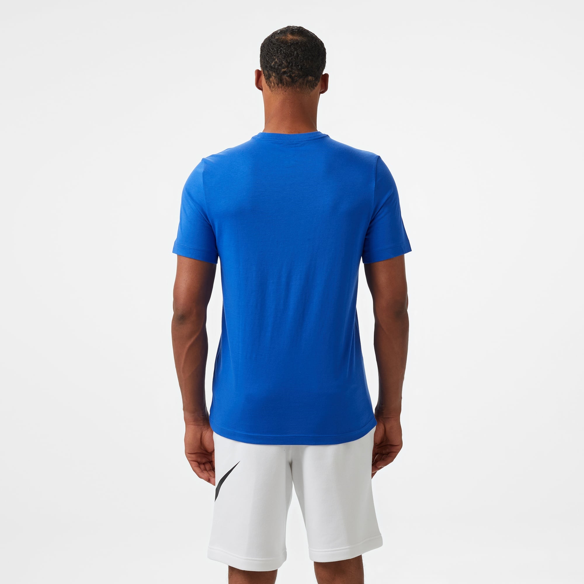 Nike Sportswear Verbiage Erkek Mavi T-Shirt