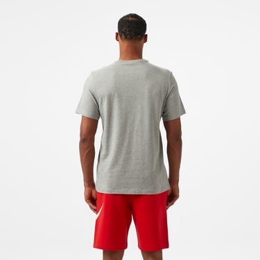  Nike Sportswear Verbiage Erkek Gri T-Shirt