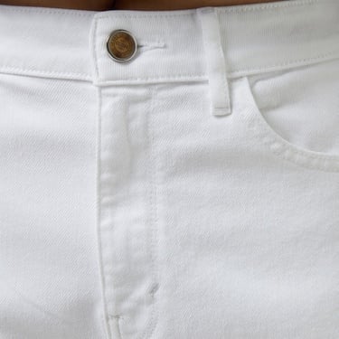  Guess Bellflower Crop Wide  Kadın Beyaz Jean