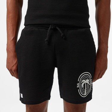  Ucla Sierge Erkek Siyah Örme Şort