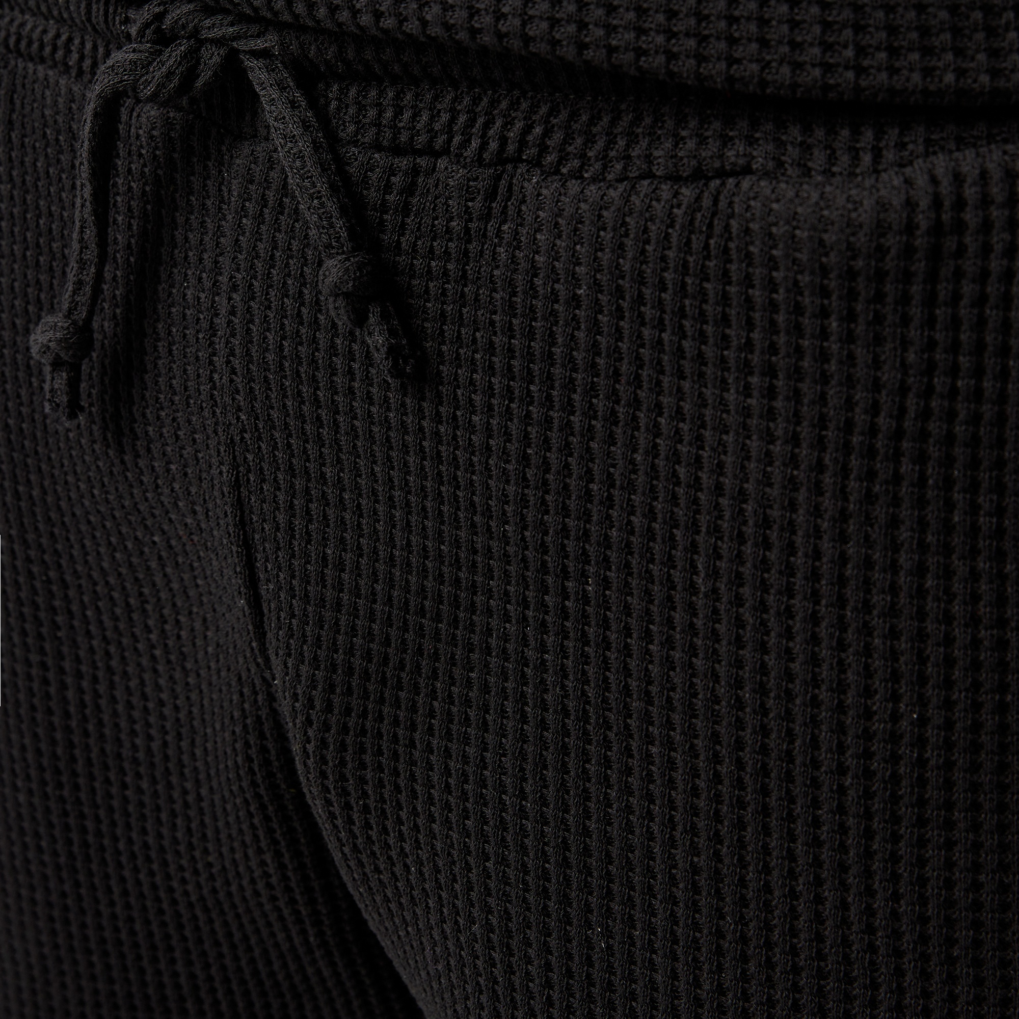 Ucla Sierge Erkek Siyah Örme Şort