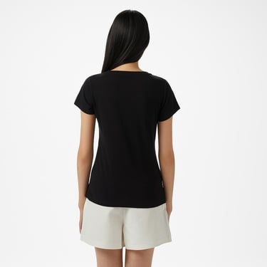  Liu Jo Kadın Siyah T-Shirt