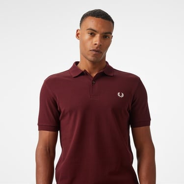  Fred Perry  Erkek Bordo T-Shirt
