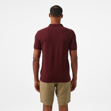  Fred Perry  Erkek Bordo T-Shirt