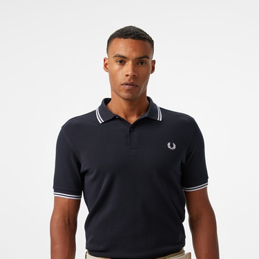  Fred Perry Twin Tipped Erkek Lacivert T-Shirt