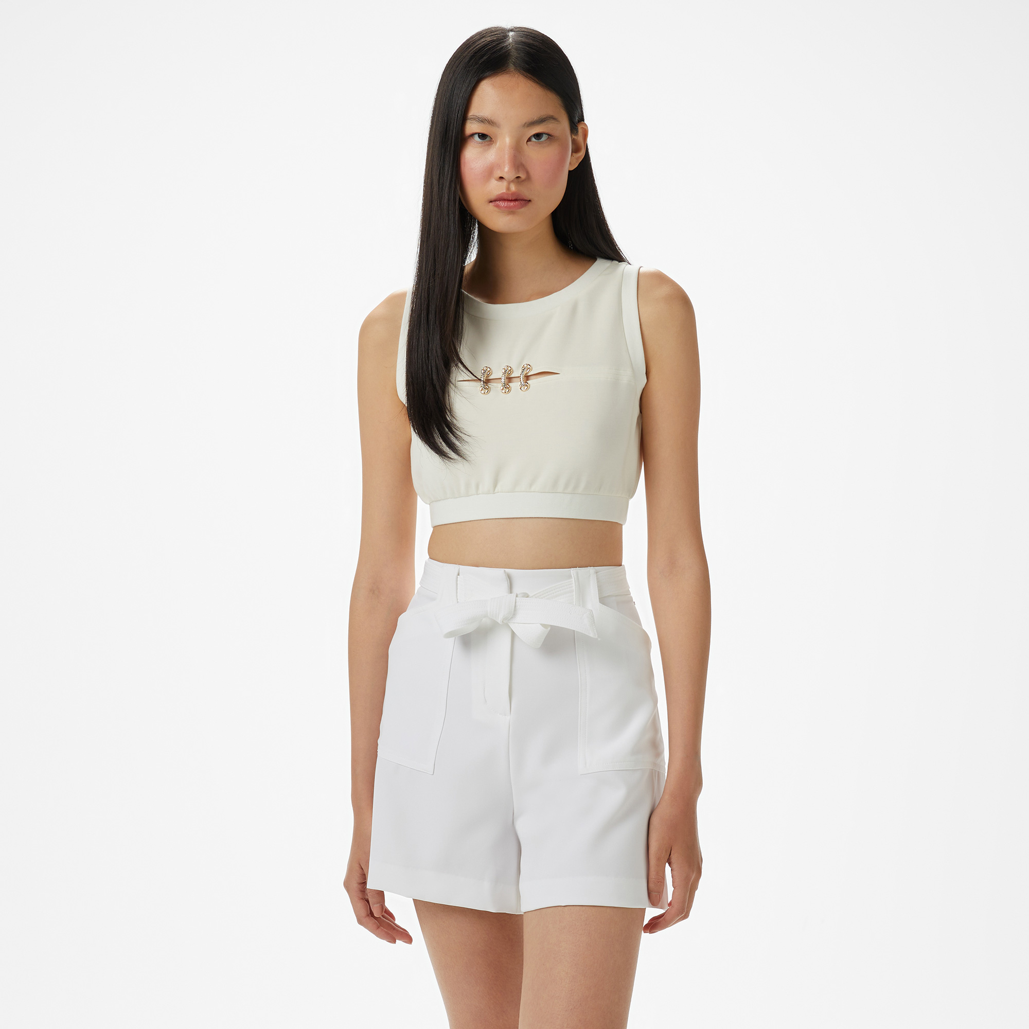  Liu Jo Kadın Beyaz Atlet