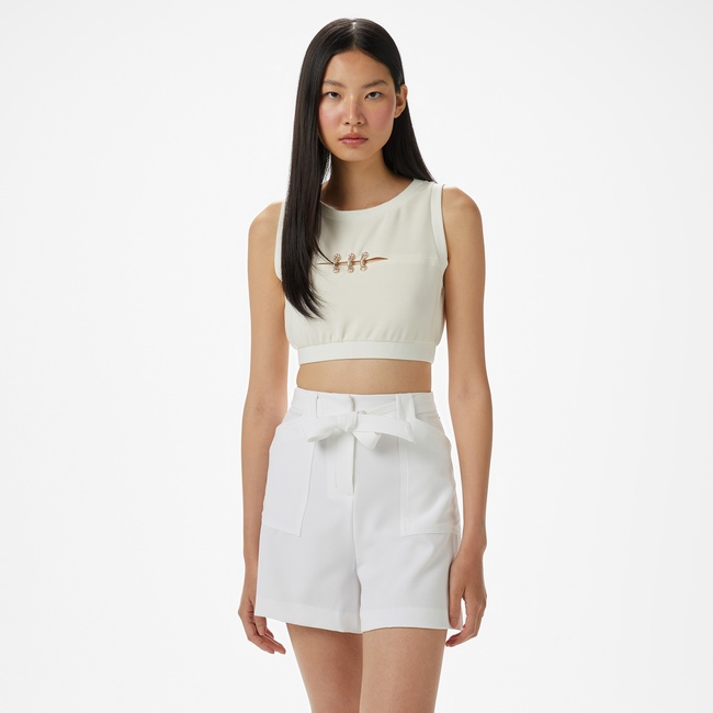  Liu Jo Kadın Beyaz Atlet