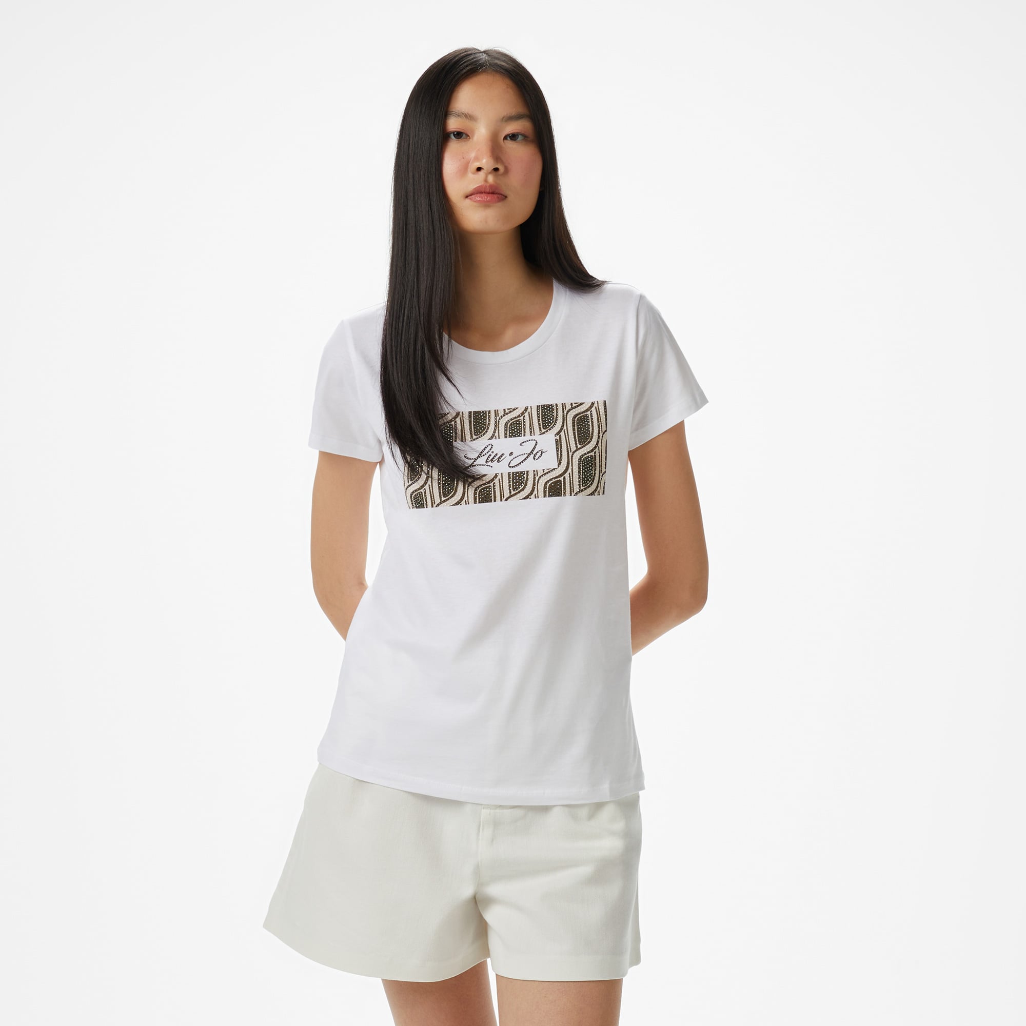  Liu Jo Kadın Yeşil T-Shirt