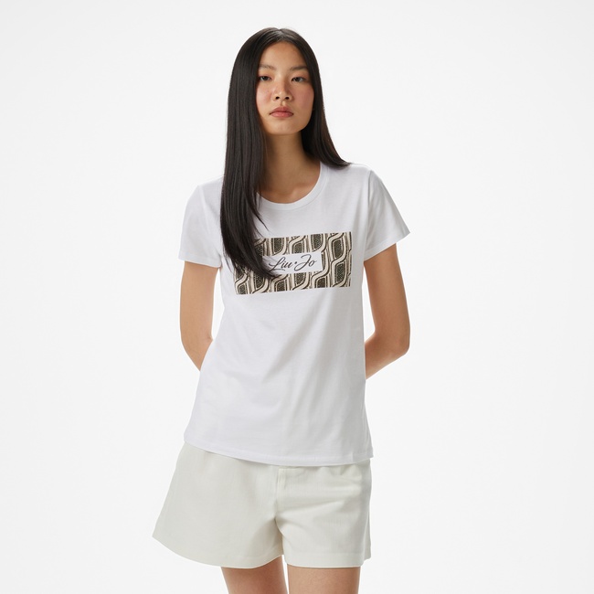  Liu Jo Kadın Yeşil T-Shirt