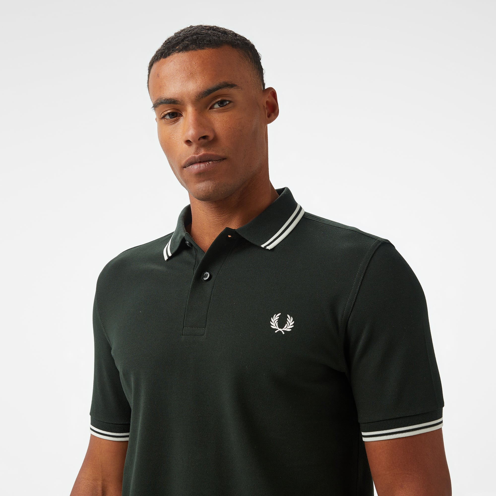 Fred Perry Twin Tipped Erkek Yeşil T-Shirt
