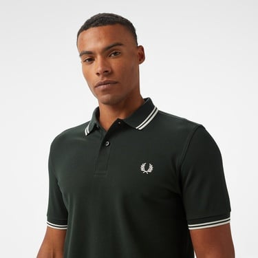  Fred Perry Twin Tipped Erkek Yeşil T-Shirt