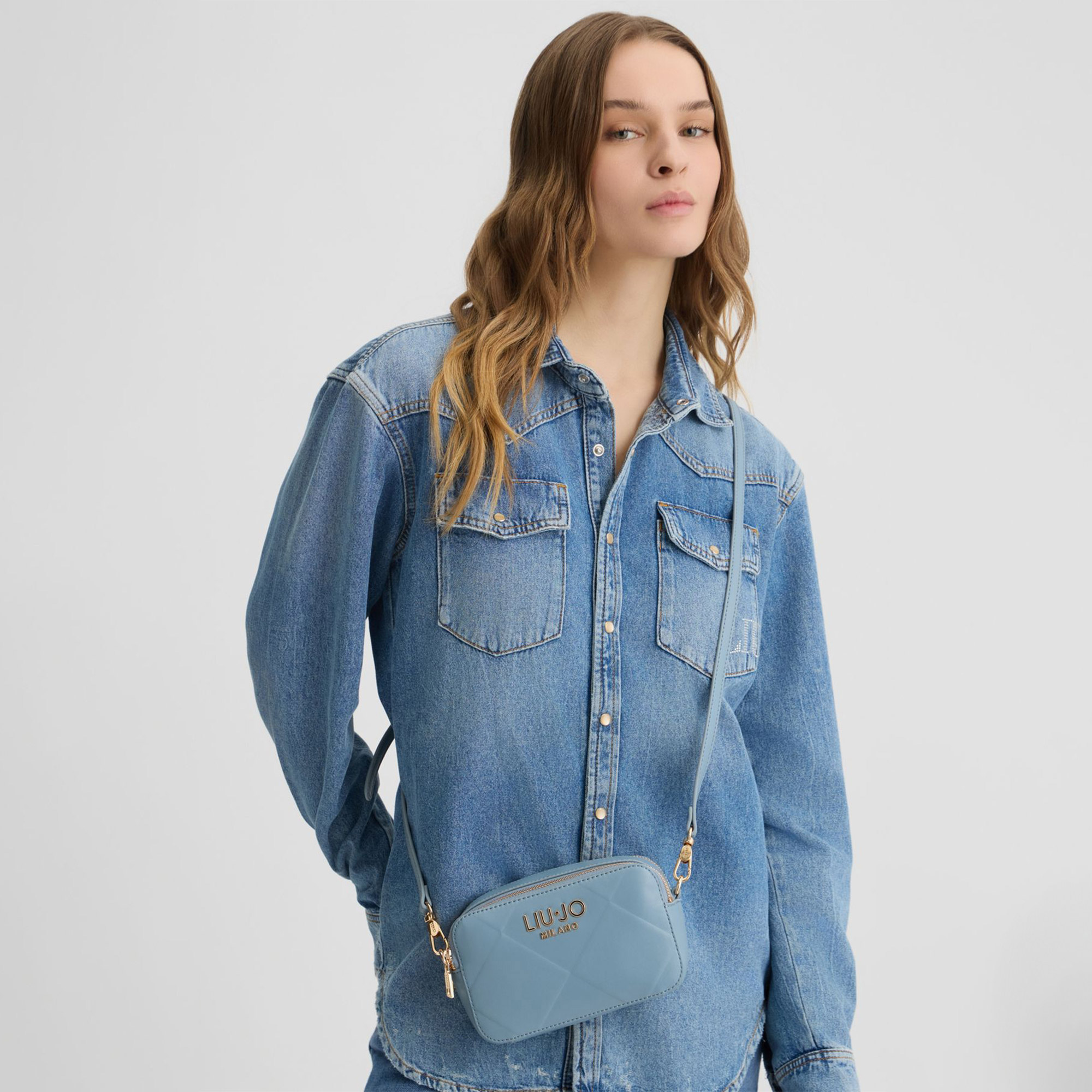  Liu Jo Kadın Mavi El Çantası