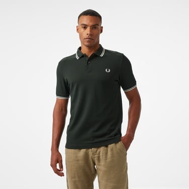  Fred Perry Twin Tipped Erkek Yeşil T-Shirt