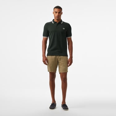  Fred Perry Twin Tipped Erkek Yeşil T-Shirt