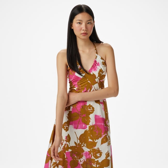  Liu Jo Kadın Pembe Elbise