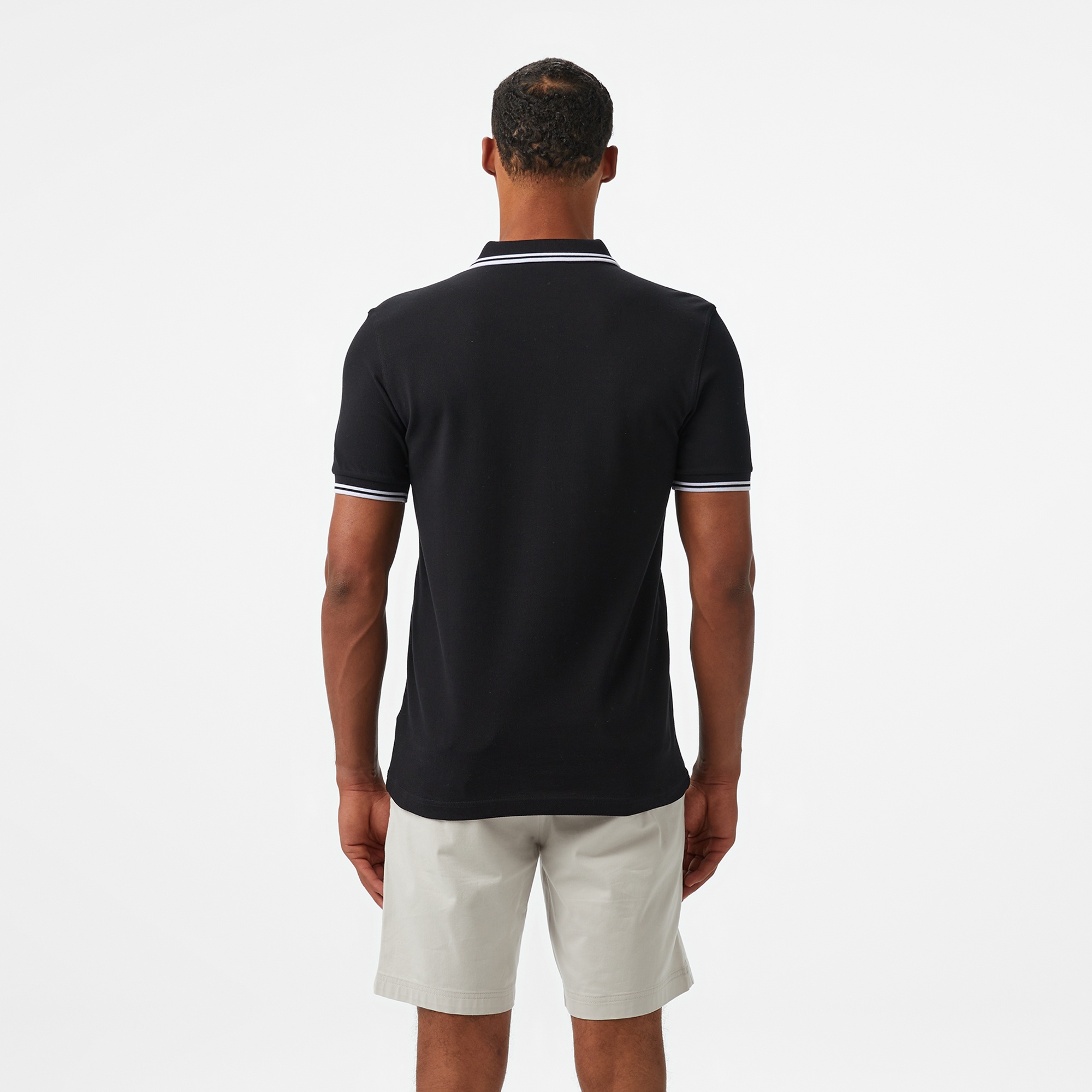Fred Perry Twin Tipped Erkek Siyah T-Shirt