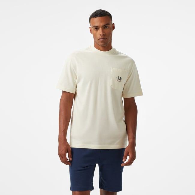  Fred Perry Relaxed 1952 Erkek Bej T-Shirt