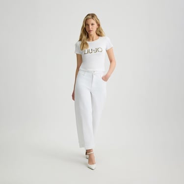  Liu Jo Kadın Beyaz T-Shirt
