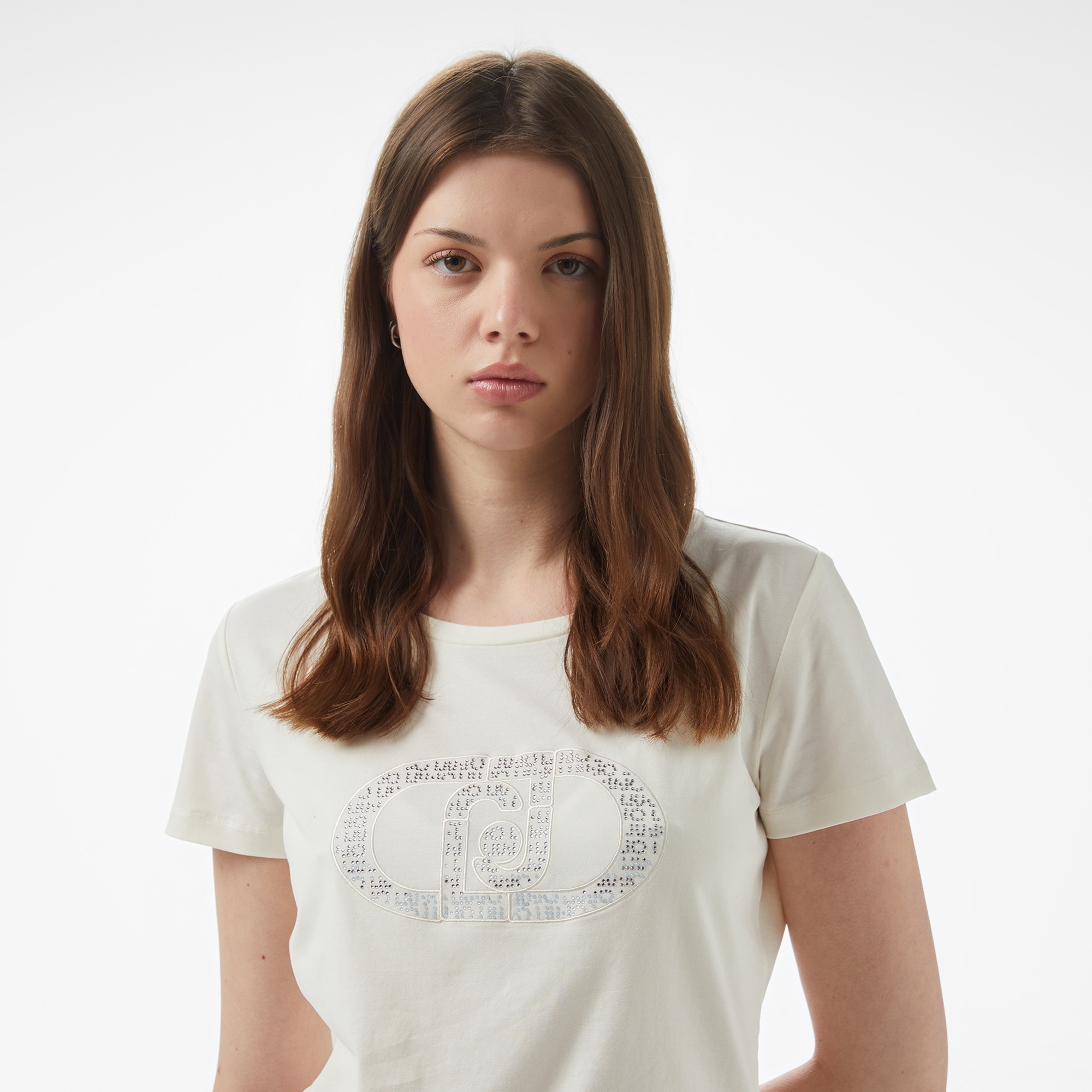 Liu Jo Kadın Beyaz T-Shirt