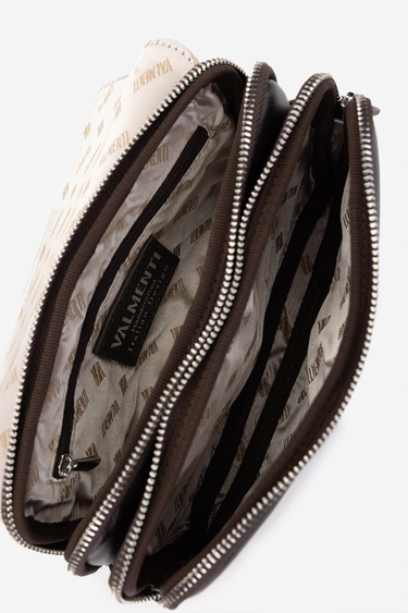  Valmenti Erkek Hakiki Deri Kahverengi El Çantası