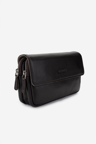  Valmenti Erkek Hakiki Deri Kahverengi El Çantası