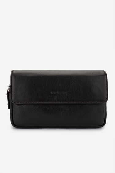  Valmenti Erkek Hakiki Deri Kahverengi El Çantası