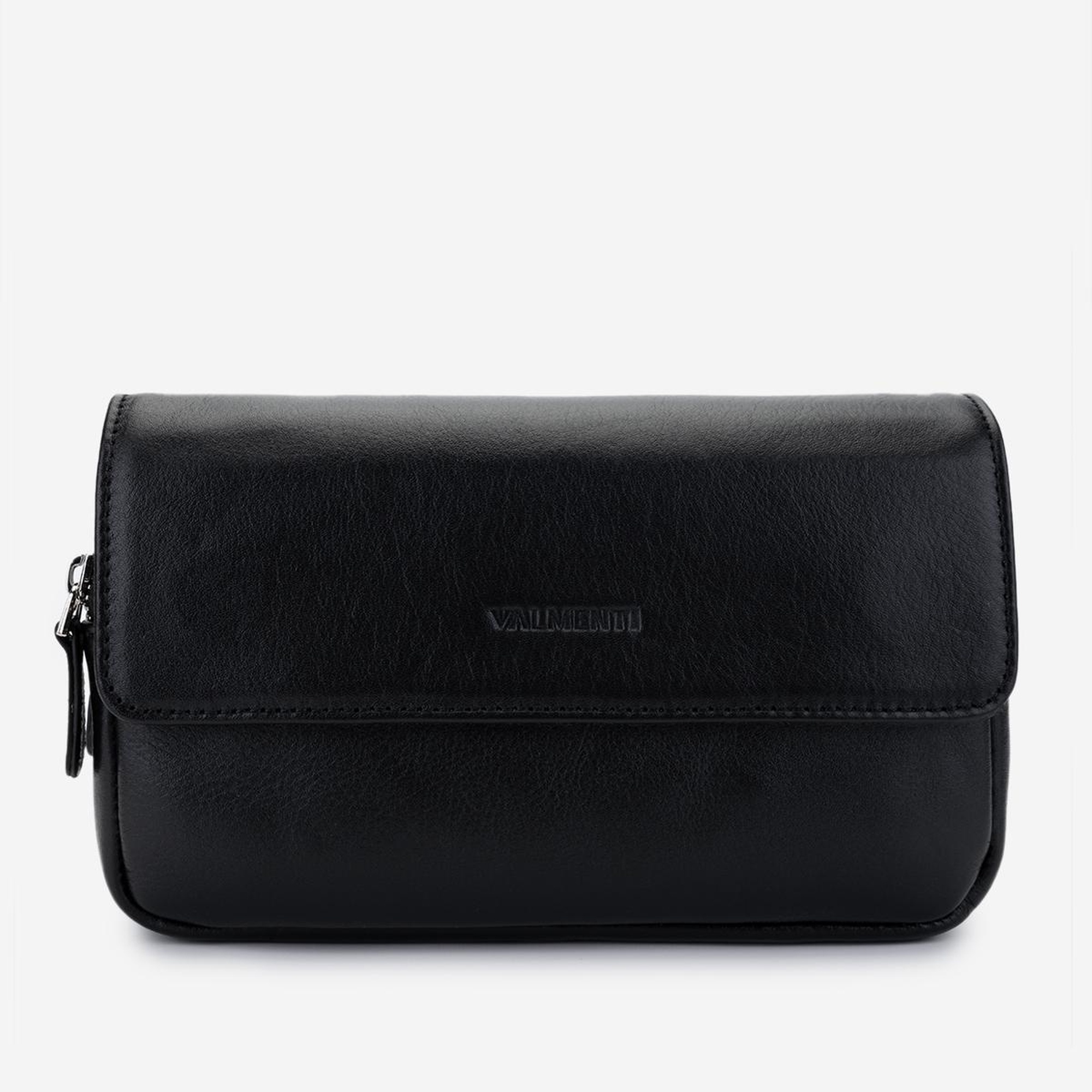 Valmenti Erkek Hakiki Deri Siyah Deri El Çantası