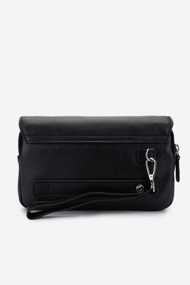  Valmenti Erkek Hakiki Deri Siyah Deri El Çantası