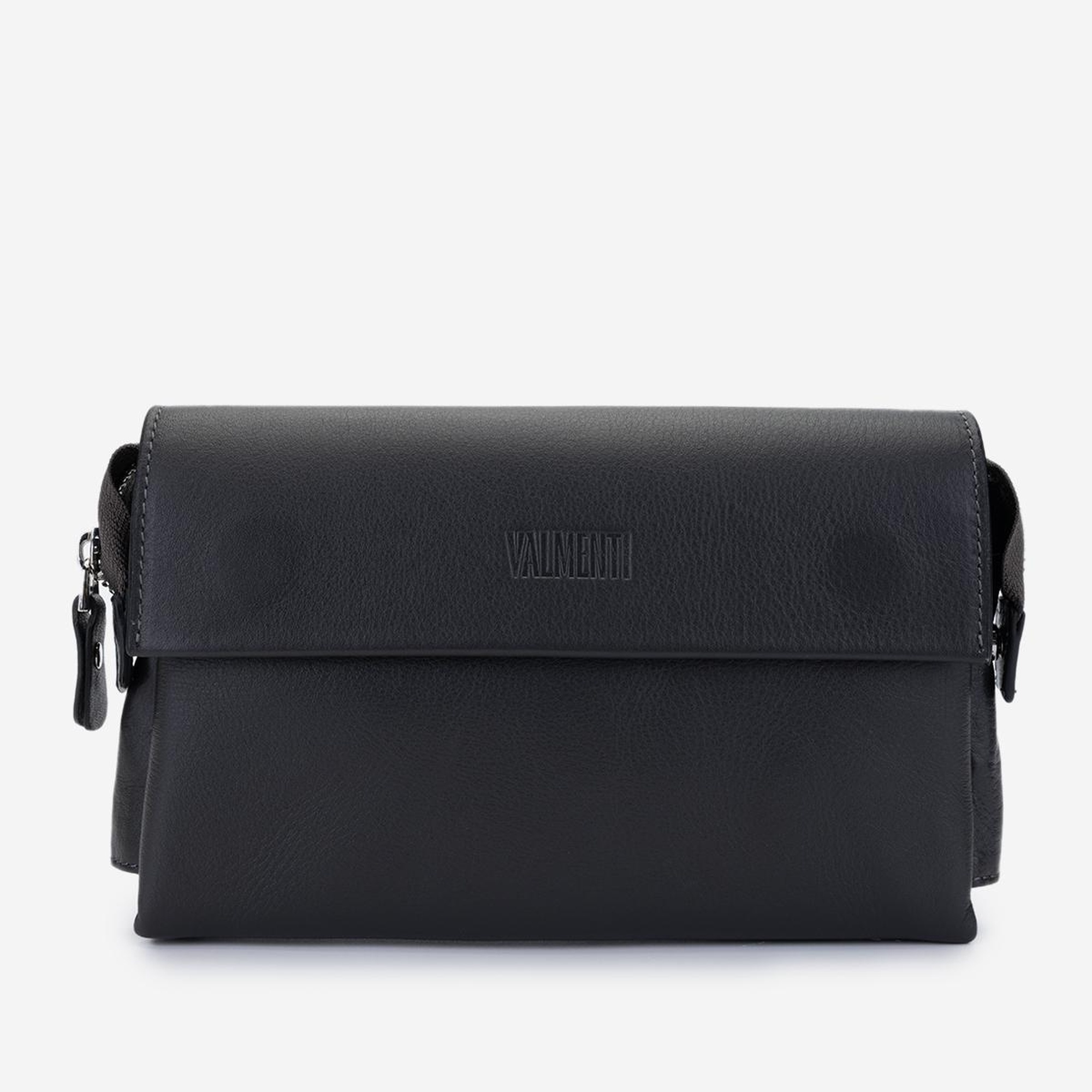 Valmenti Erkek Antrasit Hakiki Deri El Çantası