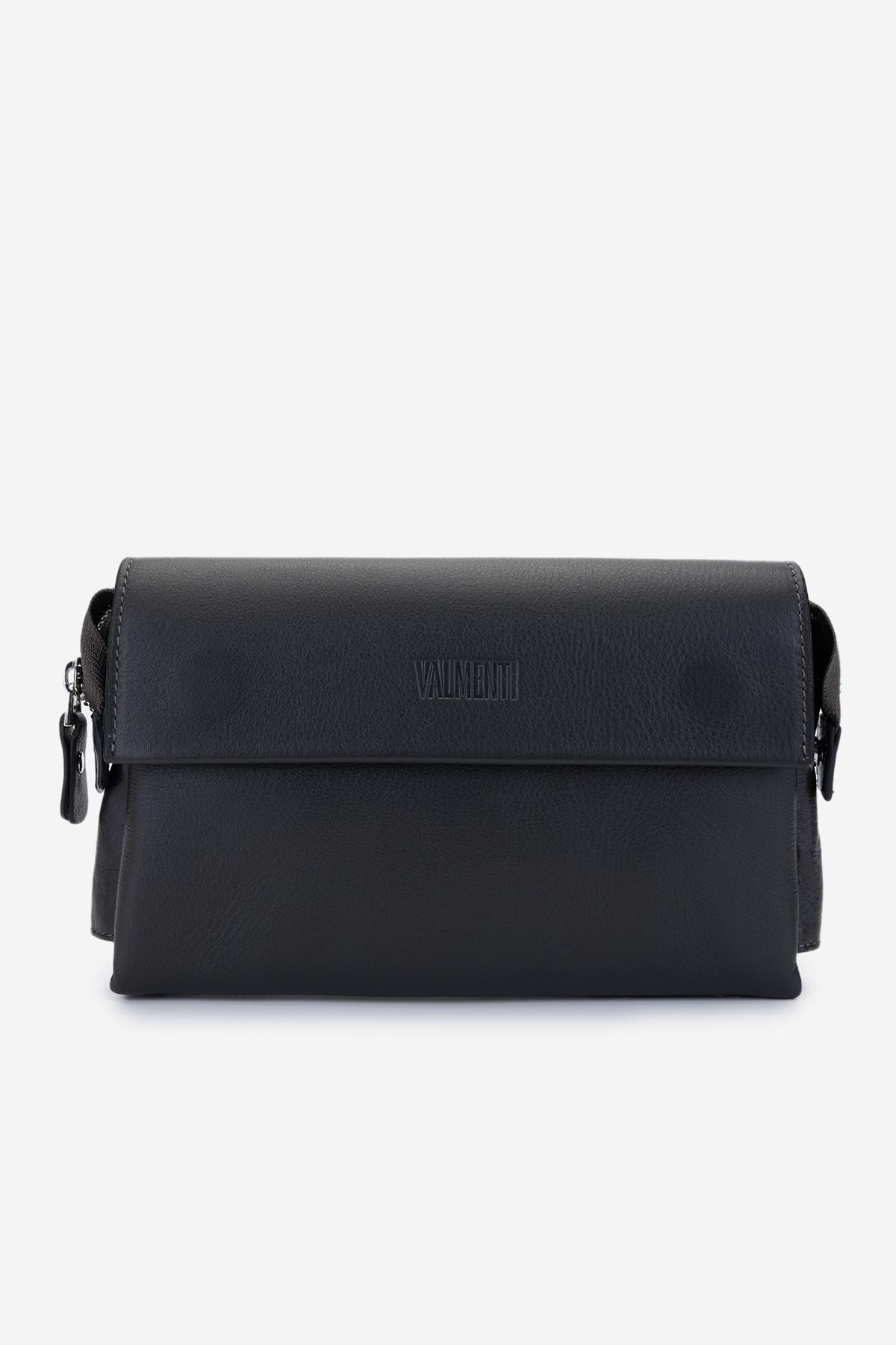  Valmenti Erkek Antrasit Hakiki Deri El Çantası
