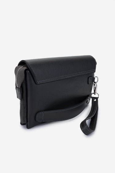  Valmenti Erkek Antrasit Hakiki Deri El Çantası