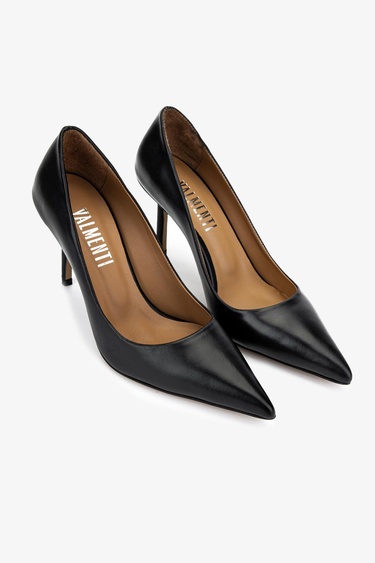  Valmenti Kadın . Siyah Topuklu Ayakkabı