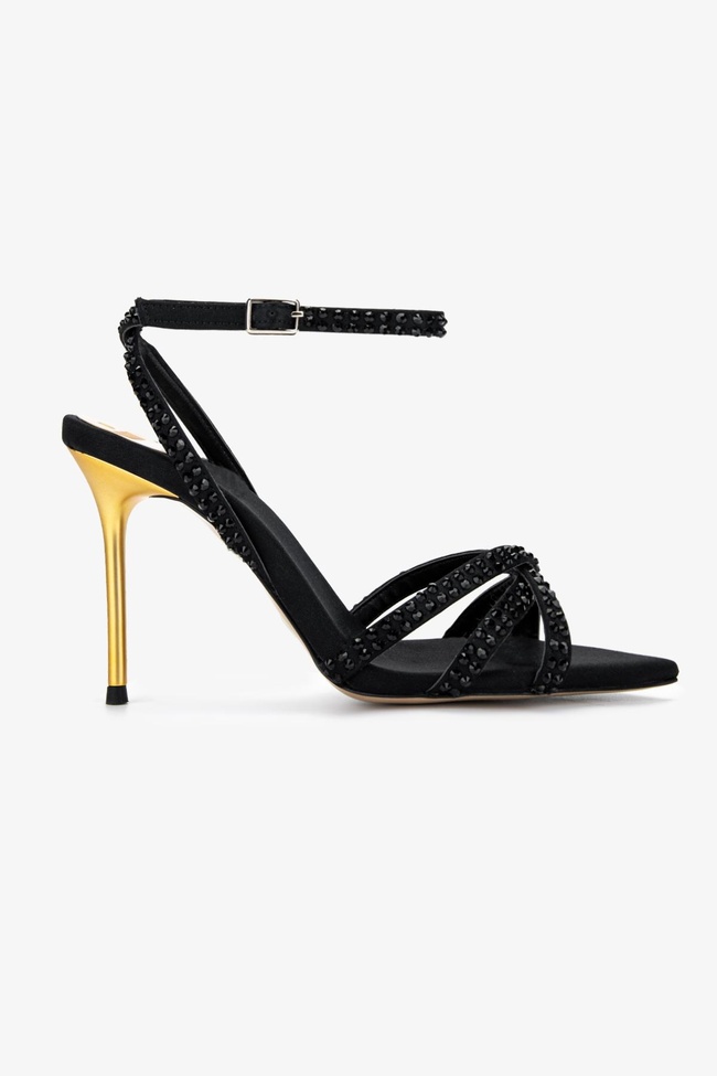  Valmenti Kadın Siyah Topuklu Ayakkabı