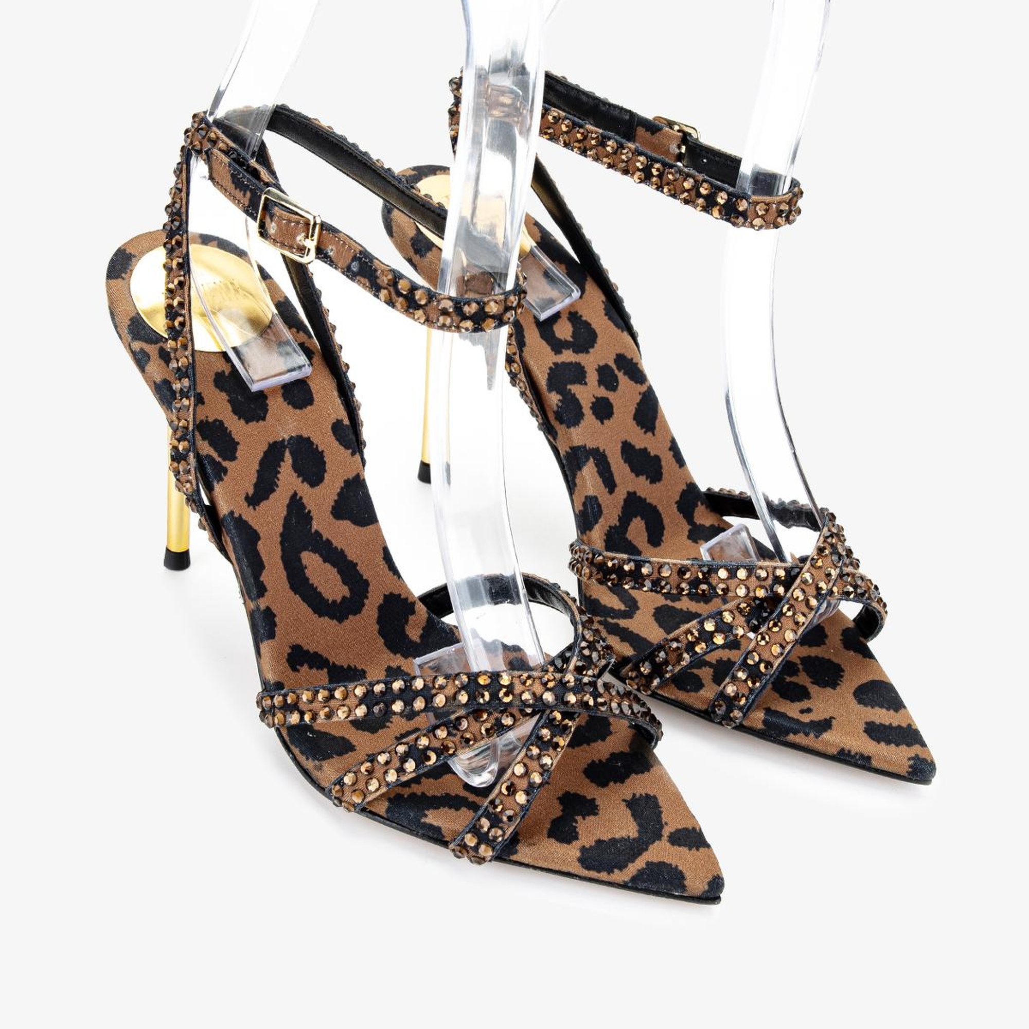Valmenti Kadın Leopar Topuklu Ayakkabı