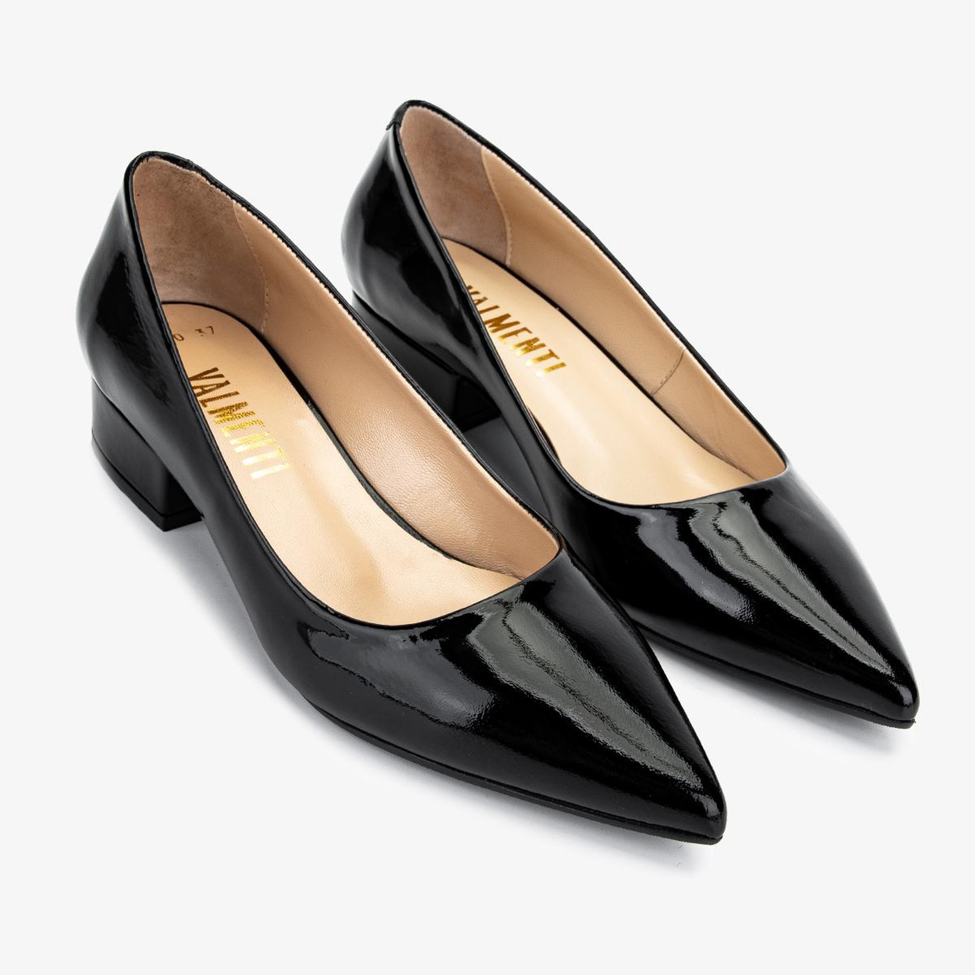 Valmenti Kadın Hakiki Deri Siyah Topuklu Ayakkabı