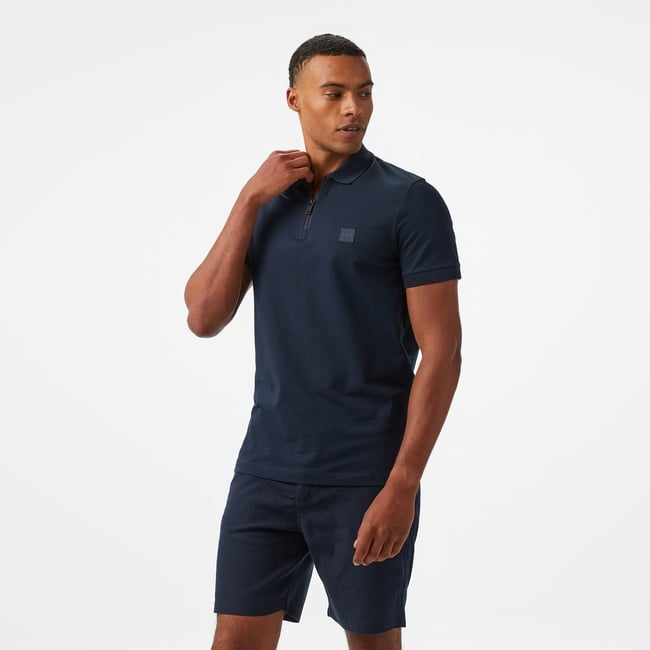  Boss Passerzip Erkek Koyu Mavi Polo