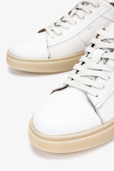  Valmenti Erkek Hakiki Deri Beyaz Sneakers & Spor Ayakkabı