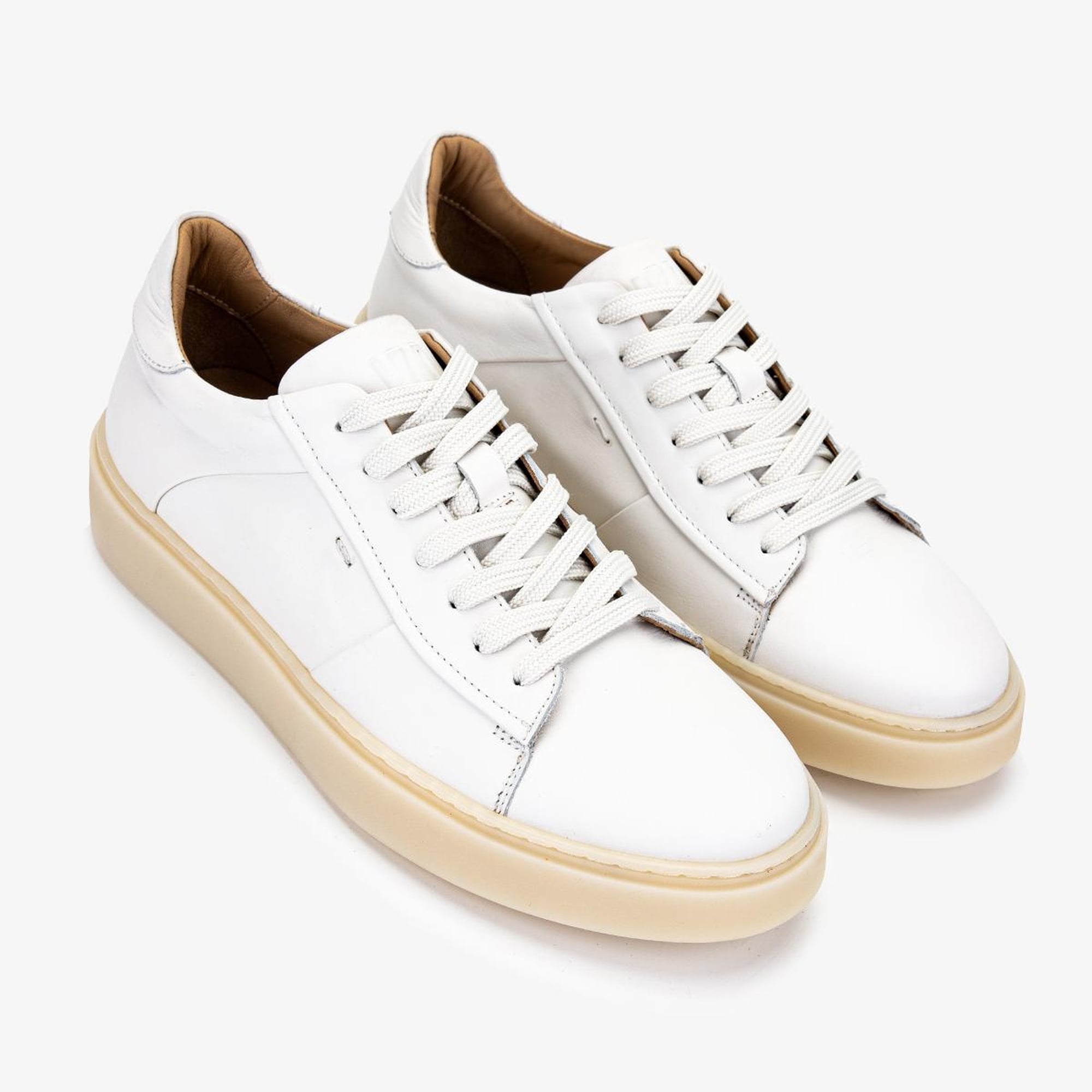 Valmenti Erkek Hakiki Deri Beyaz Sneakers & Spor Ayakkabı